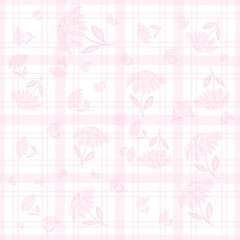 “Pastel floral and nature-inspired background with a soft and gentle tone”