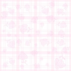“Pastel floral and nature-inspired background with a soft and gentle tone”