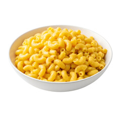 Creamy Macaroni and Cheese in a White Bowl Comfort Food.