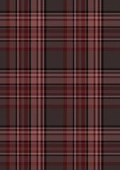 Seamless Gray and Red Plaid Pattern Texture Background