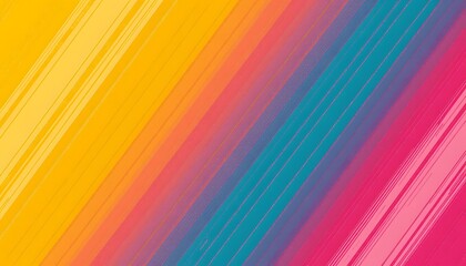 Colorful diagonal stripes abstract