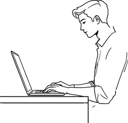 Typing Ritual” – Precision, Focus & Digital Presence