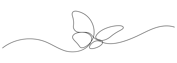 one line drawing butterfly continuous handdrawn minimalism decorative art