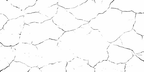 digital wall grunge and dust pattern surface Cracked white wall texture design element white background.
