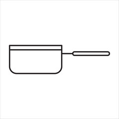 Pan icon outline vector