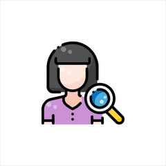 man with magnifying glass