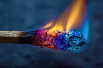 match on fire