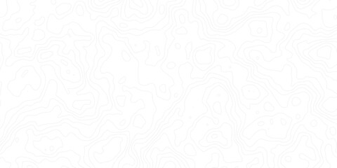 Minimal white topographic contour map background with soft, flowing elevation lines. Perfect for geographic themes, abstract landscapes, or subtle design textures in modern digital projects.