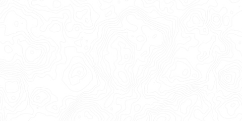 Minimal white topographic contour map background with soft, flowing elevation lines. Perfect for geographic themes, abstract landscapes, or subtle design textures in modern digital projects.