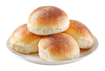 Pandesal Isolated on Transparent Background PNG
