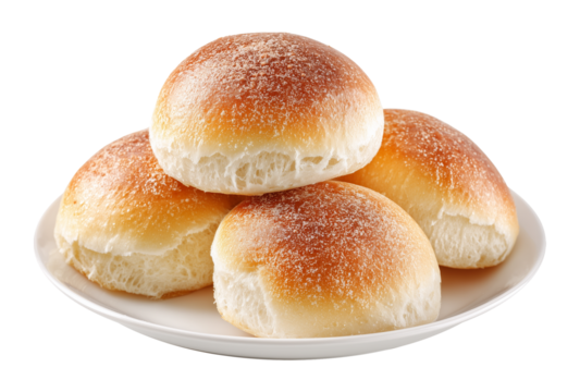 Pandesal Isolated on Transparent Background PNG
