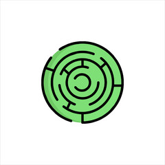 green spiral