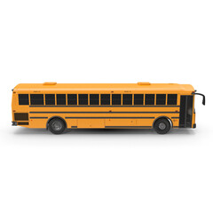 Classic Yellow School Bus Transportation Icon  png