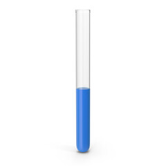Science Experiment Blue Liquid in Test Tube  png