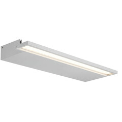 Modern ceiling light fixture illuminating a contemporary kitchen with minimalist decor