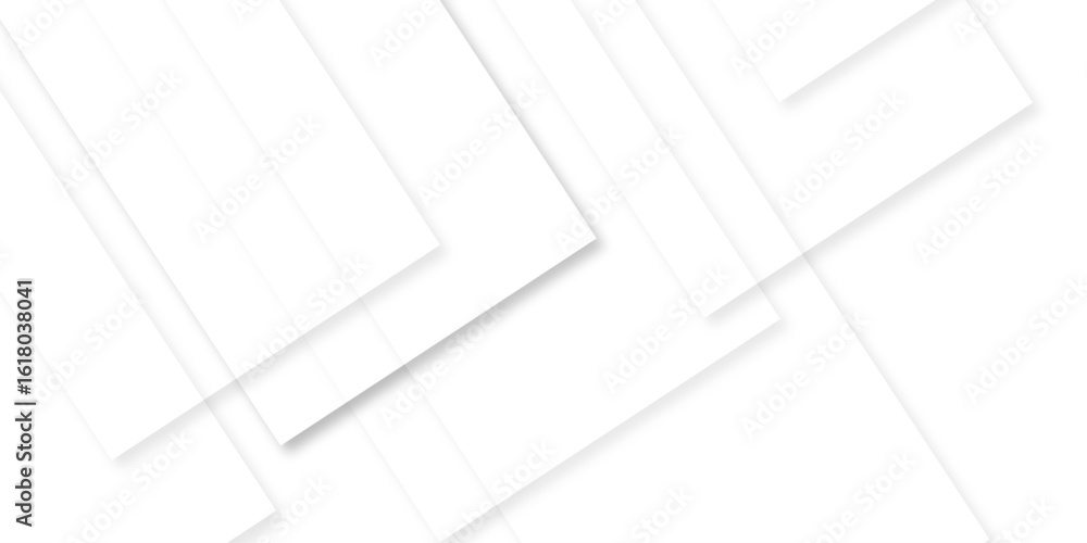Poster abstract minimal geometric white and gray light banner pattern. white and grey modern minimalistic p