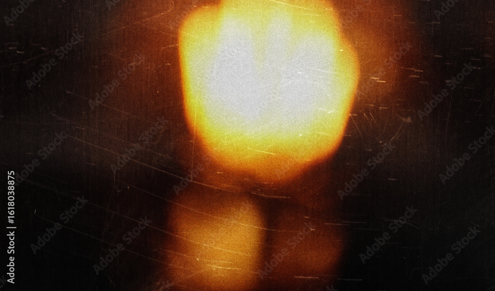Poster abstract golden background with soft bokeh effects, ideal for design and artistic projects.