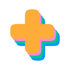 Addition sign rounded font png