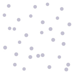 Purple dots png sticker, geometric shape in flat design, transparent background