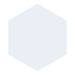 Hexagon frame png sticker, transparent background