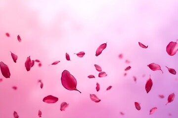 pink rose petals