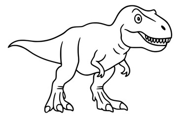tyrannosaurus rex, dinosaur illustration, vector
