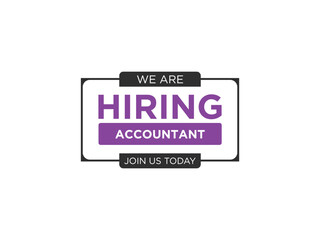 We're hiring an accountant! Join our team today and grow your career with us now