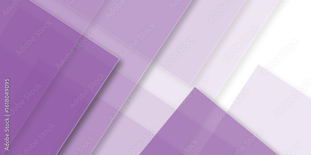 Poster minimalistic geometric purple abstract background. abstract background with transparent rhombus geom