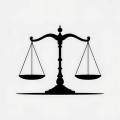 A scale of justice symbolizing law, fairness, and legal judgment