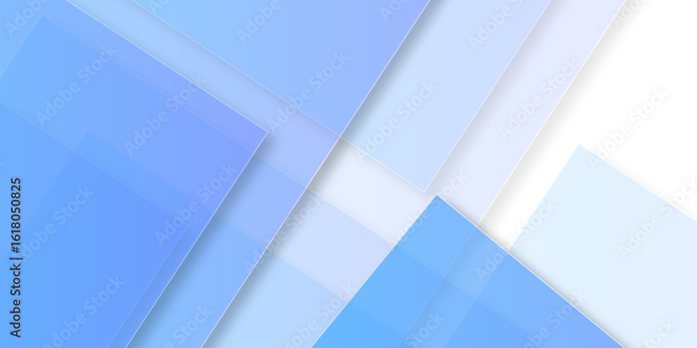 Poster minimalistic geometric blue abstract background. abstract background with transparent rhombus geomet
