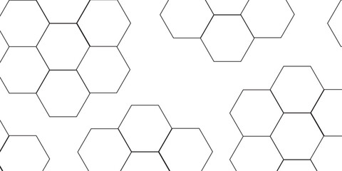 Abstract hexagon white background with shadow .white background Futuristic blue neon honeycombs. Modern technology design. Vector illustration.