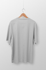Oversized t-shirt png mockup, casual unisex apparel design