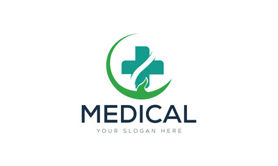 Circular  Medical Logo Health Icon Vector Logo Design
