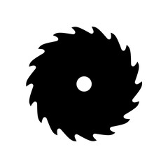 circular saw blade vector with trendy design