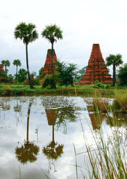 Pagodas in innwa, Myanmar