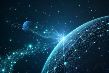 Global Digital Connection, Futuristic Planet Network