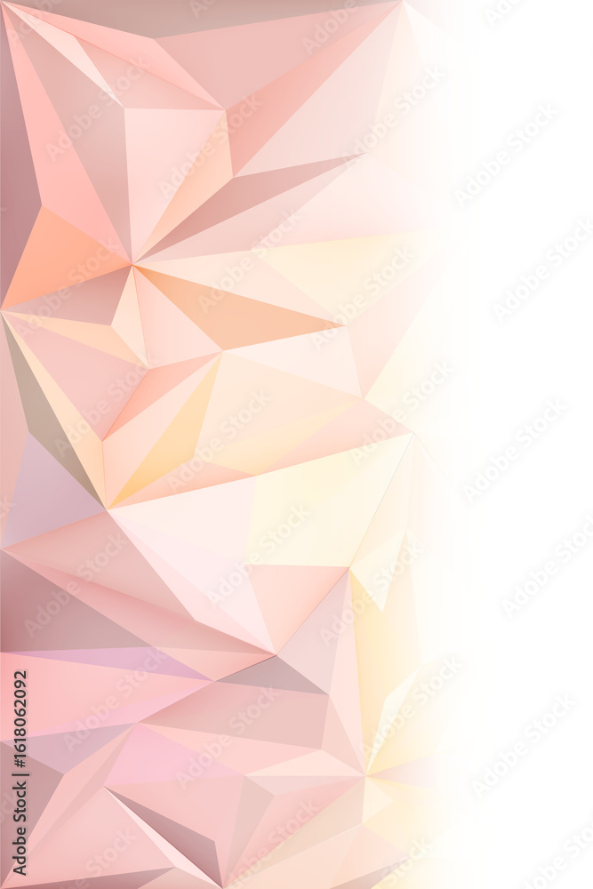 Poster light red crystallized patterned background design element