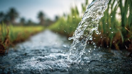 Inefficient water distribution and competing demands challenge sustainable use across sectors and communities.
