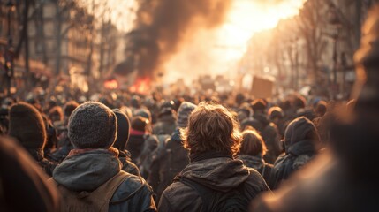Social unrest arises from economic or political grievances, leading to protests, violence, and societal instability.

