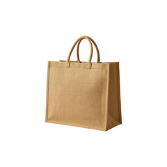 Plain Jute Shopping Bag with Handle