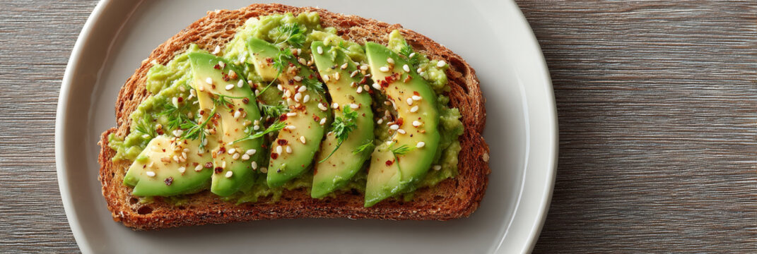 Avocado toast look appetizing and delicious for breakfast or brunch