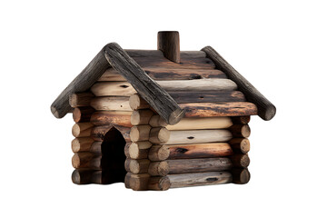 Rustic Wooden Cabin Model