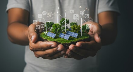 Wind turbines and solar panels: a new hope for the next generation