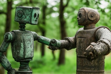 Fototapeta premium Robots