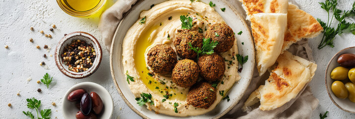 Falafel and hummus make an irresistible duo that excites senses