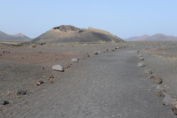 Caldera de los Cuervos.Lanzarote