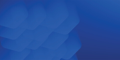 Modern abstract blue background with glowing geometric lines. Blue gradient hexagon shape design. Futuristic technology concept. Vector background.