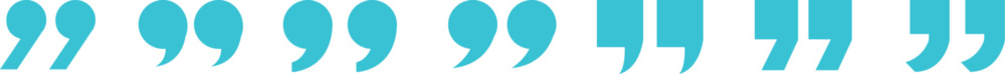 Quote Mark Icon set.Quote chat icon for messaging, communication, and conversation.Quotation symbol. Remark sign in Quote mark on transparent background. Quoted sign . Vector Illustration.