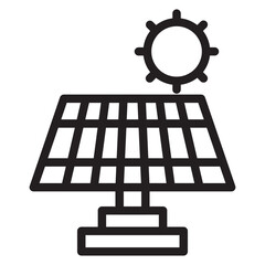 Solar Panel  icon