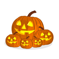 Halloween pumpkin theme copy space